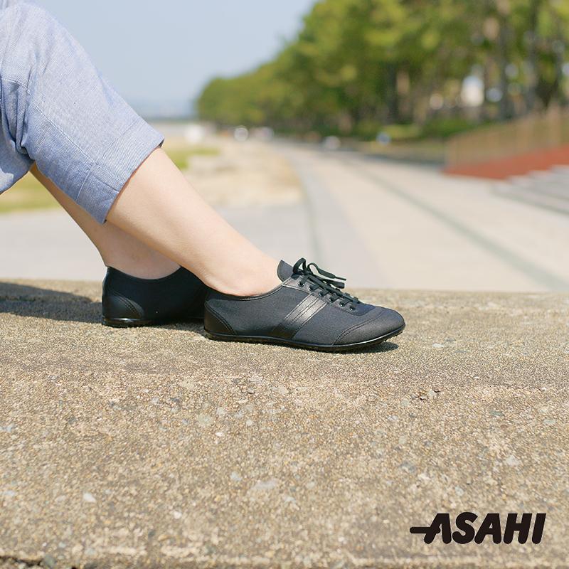 アサヒシューズ レディース メンズ スニーカー アサヒ 504 ブラック