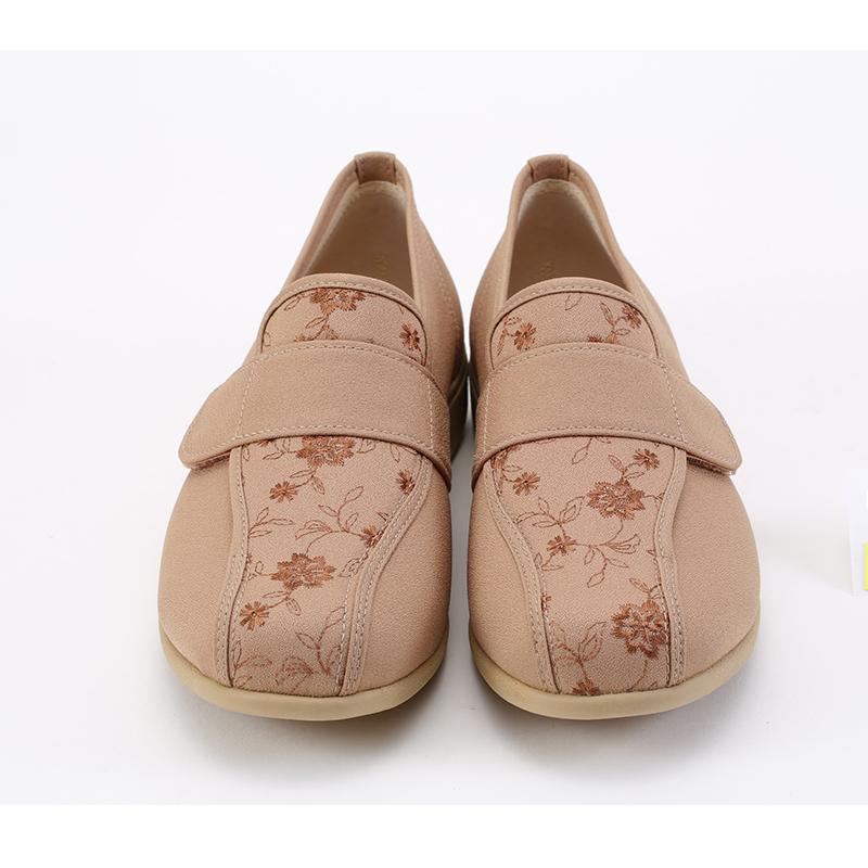 快歩主義 レディース L052 ベージ 幅広 3E 介護 軽量 日本製 撥水 敬老