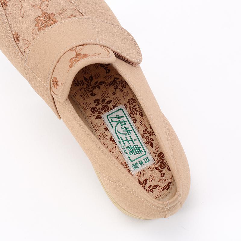 快歩主義 レディース L052 ベージ 幅広 3E 介護 軽量 日本製 撥水 敬老