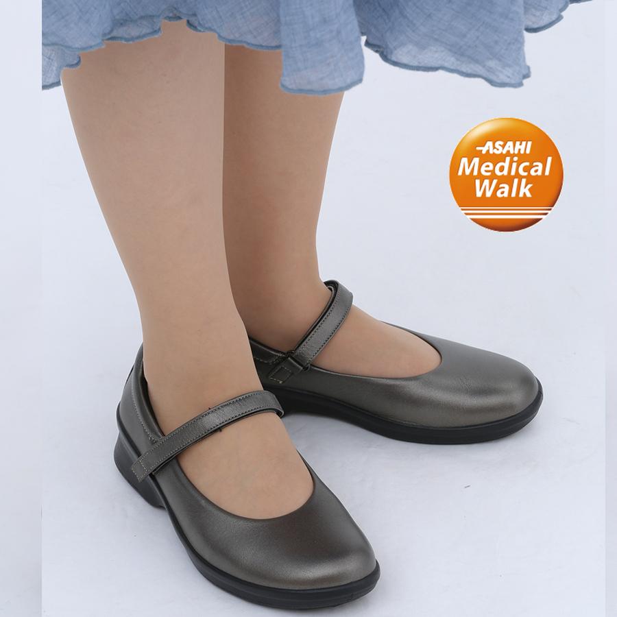 アサヒメディカルウォーク　フラットシューズ　パンプス　24㎝3E アサヒメディカルウォーク フラットシューズ パンプス 24㎝3E