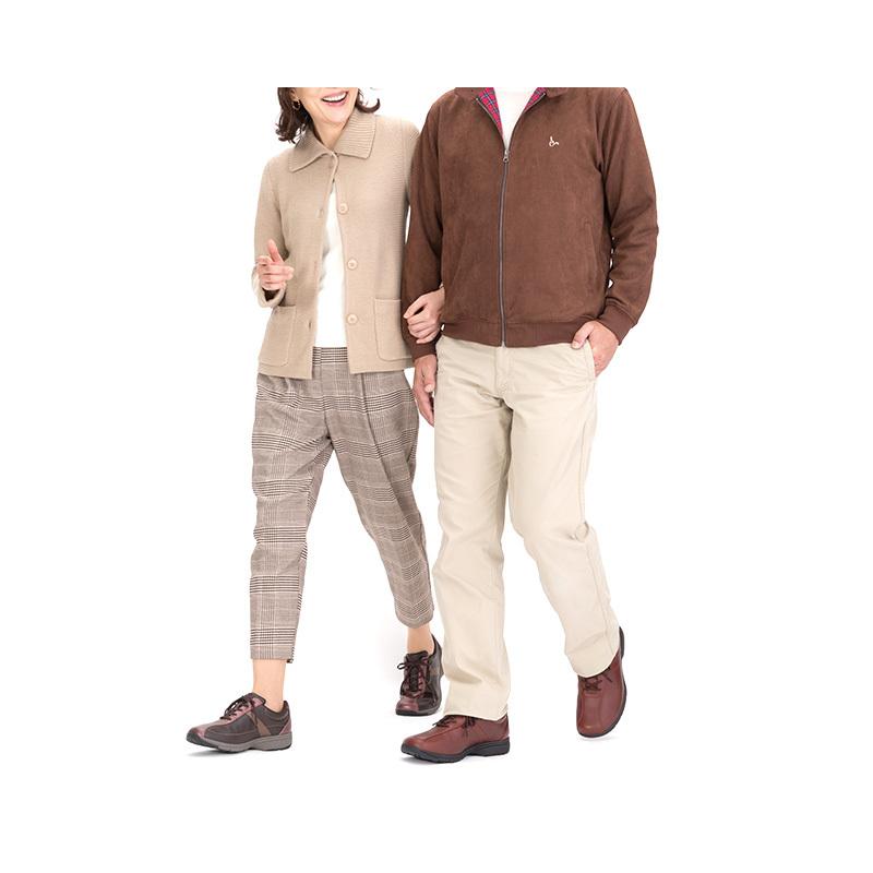 人気SALE,【高品質の製品】ウォーキングシューズ メンズ  メディカルウォーク MF ブラウン 4E 幅広  ひざに優しい靴　通勤 茶色 マジックテープ