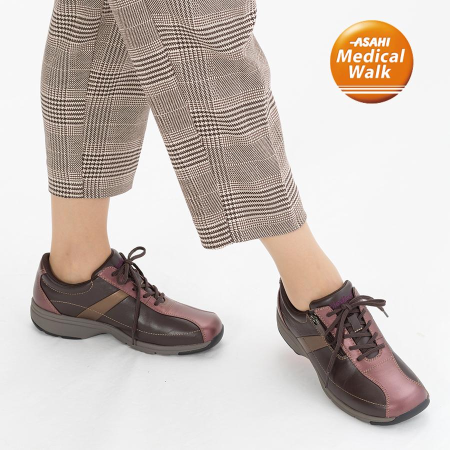 アサヒシューズ ウォーキングシューズ レディース メディカルウォーク