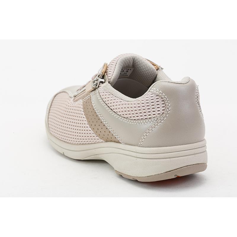 【美品】ASAHI medical walkウォーキングシューズ23.5ベージュ アサヒシューズ ウォーキングシューズ レディース ギフト メディカル