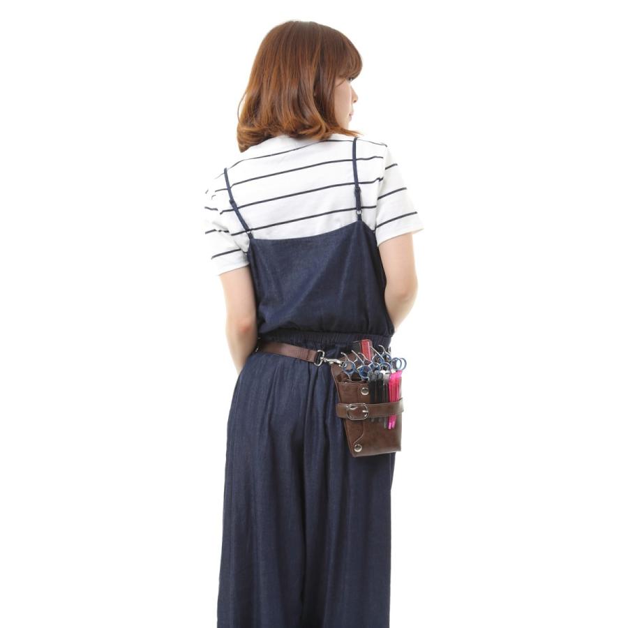 Charlottey シザーケース 美容師 トリマー 通販 5丁 シザーバッグ ベルト付 シンプル プロ仕様 人気 おすすめ 美容 トリマー|sunrise-store|12