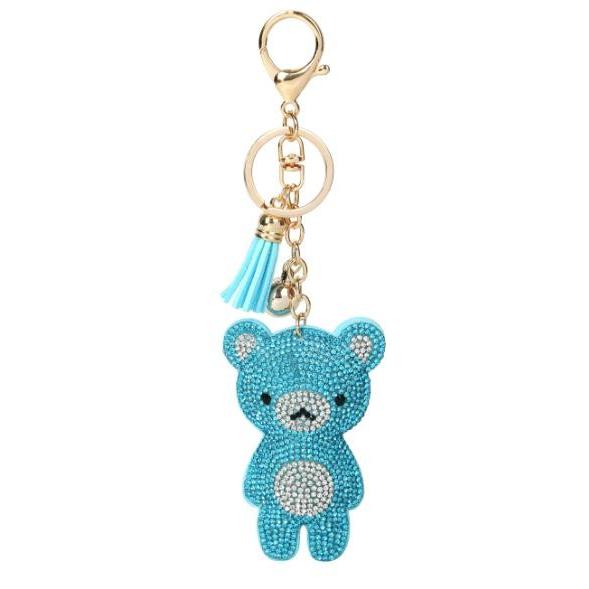Charlottey くま キーホルダー ラインストーン キラキラ バッグ Charlottey くま キーホルダー ラインストーン キラキラ バッグ