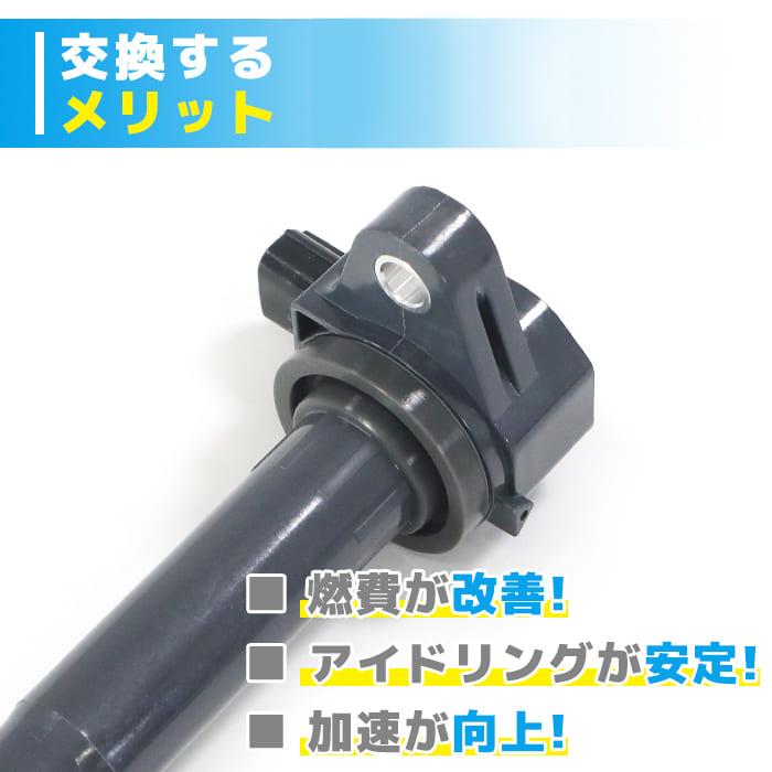 ホンダ バモス HM1 HM2 イグニッションコイル 3本 半年保証 純正同等品