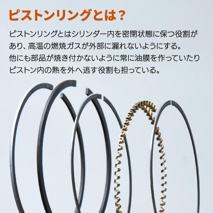 スズキ ジムニー JB23W JA22W K6A ターボ ピストンリング 3気筒