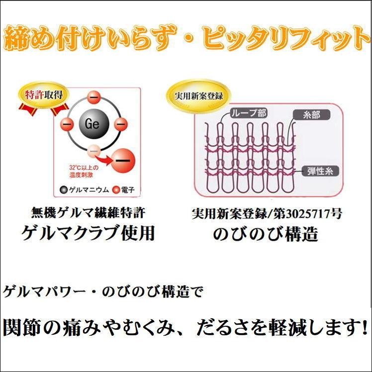 膝サポーター ゲルマ 関節痛 ひざ 痛み 膝痛 むくみ だるさ サポート