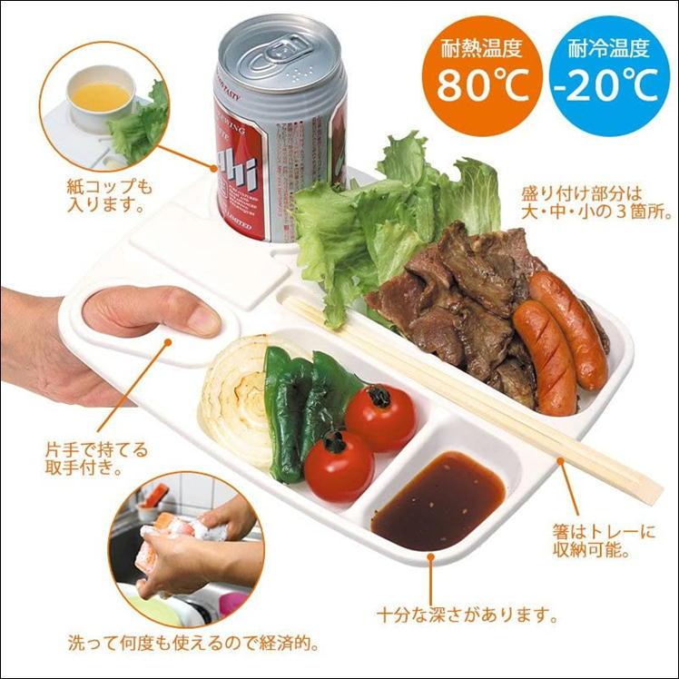 トレー プレート 皿 仕切り プラスチック 仕切り皿 ドリンクホルダー