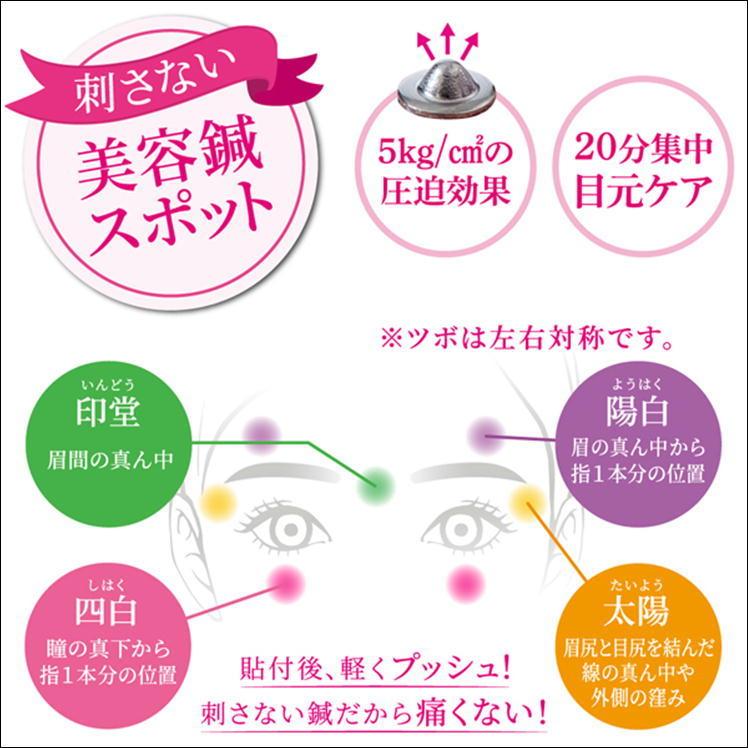 美容鍼 美顔 小顔 刺さない 美容針 圧指 プチバン ビハリー 12粒入 美容 鍼 目元 集中 ケア ほうれい線 むくみ たるみ リフトアップ 疲れ目 コリ 対策 日本製 S1302 2 0 サンロードヤフー店 通販 Yahoo ショッピング