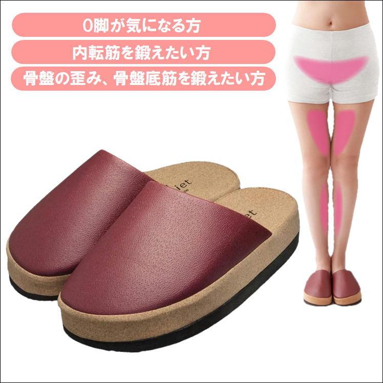 O脚 ダイエット スリッパ 健康 サンダル 骨盤 歪み体幹 トレーニング 美脚 美姿勢 オフィス レディース