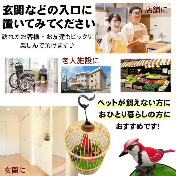 鳥 装飾 玩具 置物 音センサー おもちゃ バード 小鳥 鳴く鳥