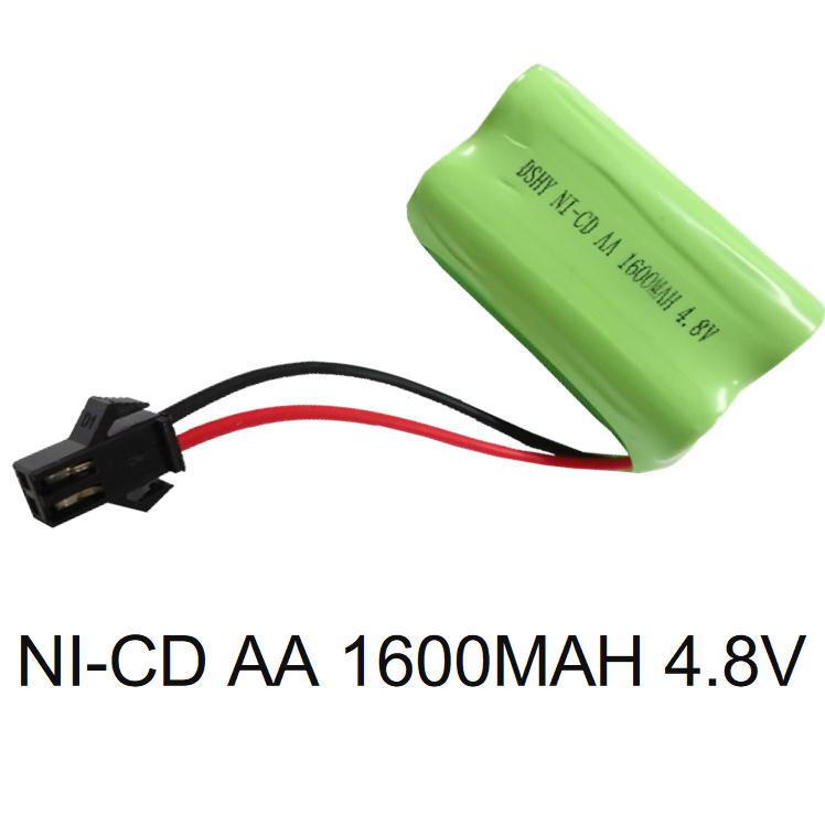 ラジコンカー バッテリー 電池 RCバッテリー NI-CD AA 1600MAH ラジコンカー バッテリー 電池 RCバッテリー NI-CD AA 1600MAH
