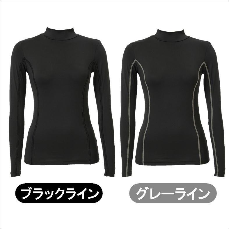 ラッシュガード 首まで 水着の上に着る アンダーシャツ 長袖 夏用 冷感