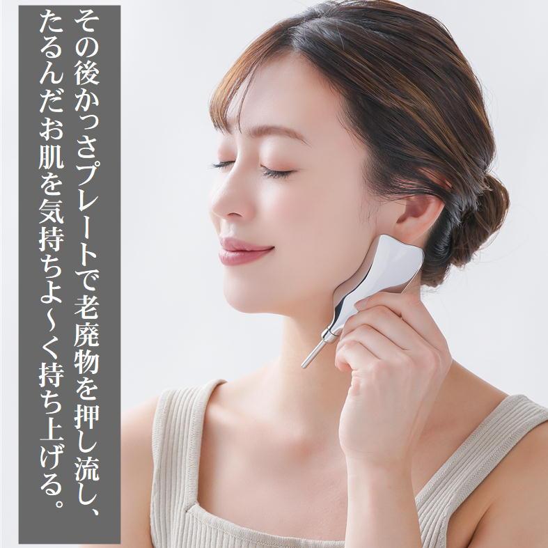 フェイスポインター バネ式 美顔器 ポスポス かっさ 顔痩せ 小顔 二重