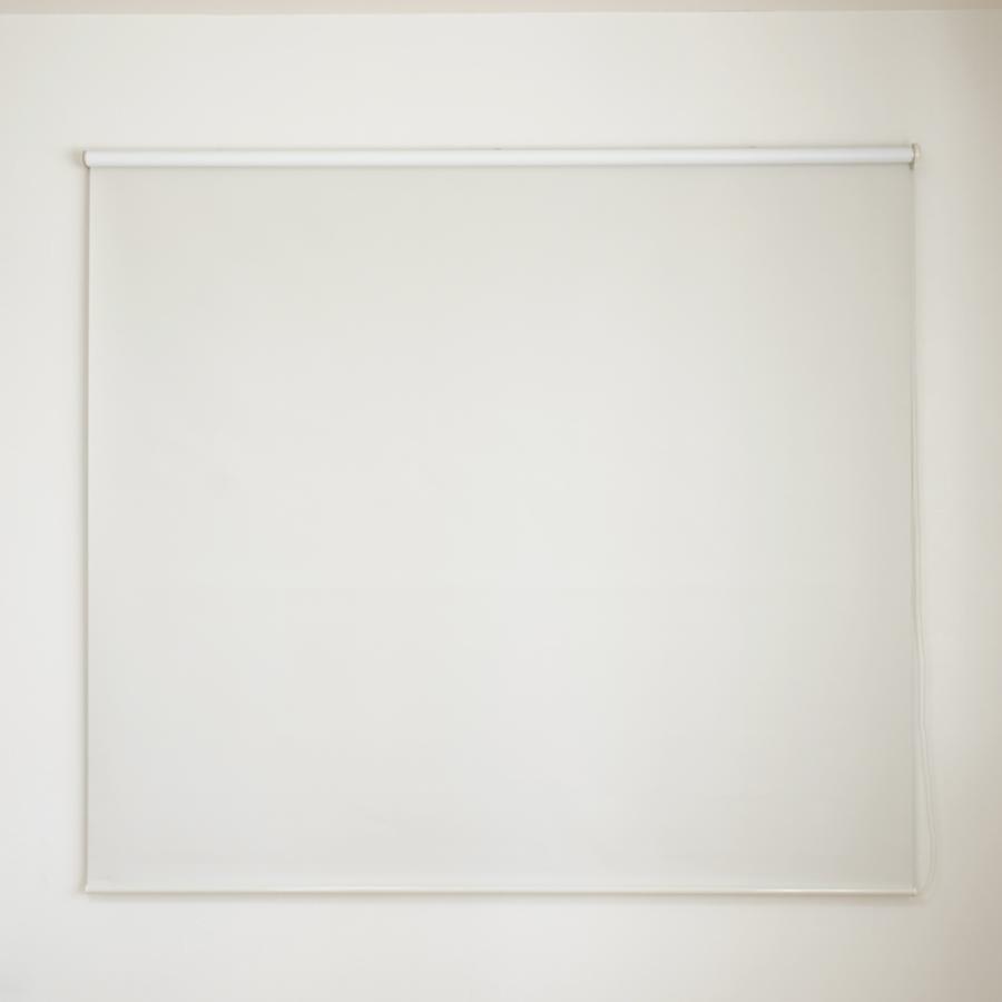 ロールスクリーン 白いロールスクリーン カーム 1本 遮光1級 選べる4