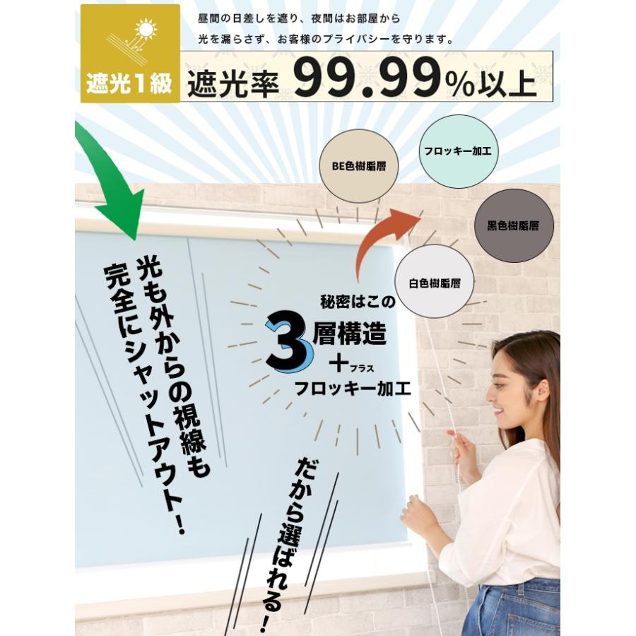 ロールスクリーン アゲインスト チェーン式 右操作 1本 ロールカーテン