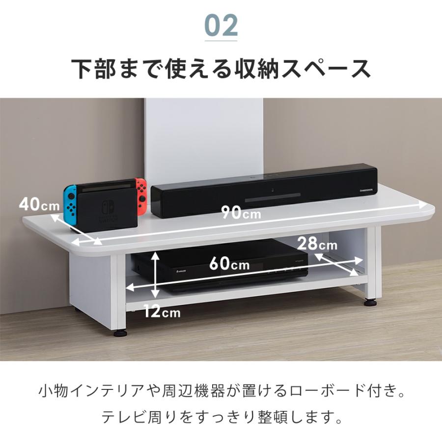 SunRuck（サンルック） 公式 テレビスタンド 壁寄せ ロータイプ 32〜65