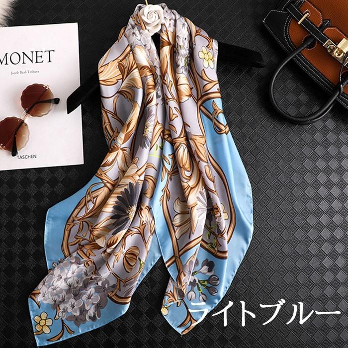 ストール スカーフ 大判 花柄 フラワー ショール 羽織 春 夏 秋 薄手 羽織 肩掛け レディース ボタニカル 正方形 Sun Rutile 通販 Yahoo ショッピング