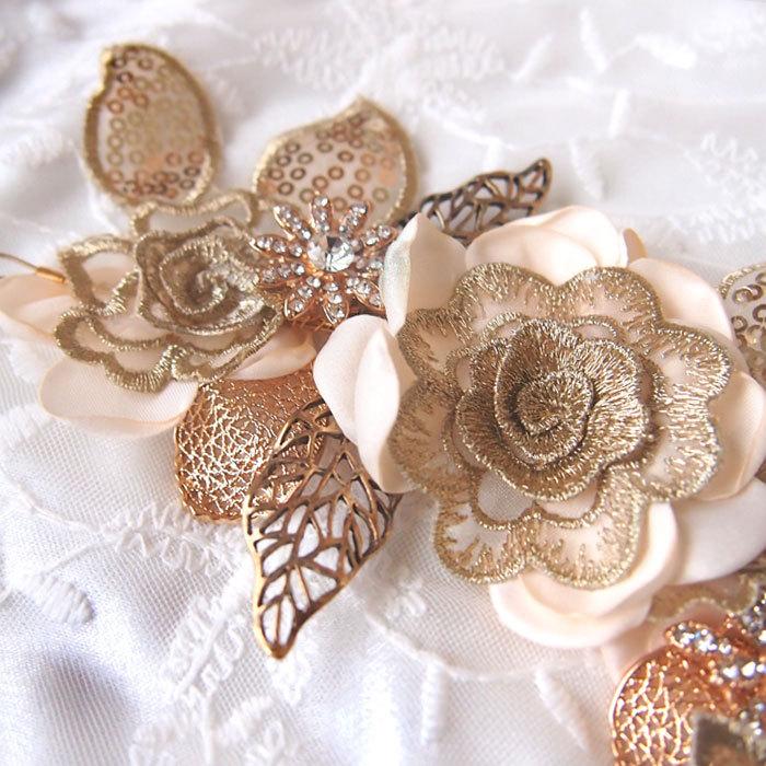 ウエディング ヘッドドレス ブライダル ヘッドピース ヘッドアクセサリー 花 フラワー ヘアアクセサリー 髪飾り 337 Sun Rutile 通販 Yahoo ショッピング