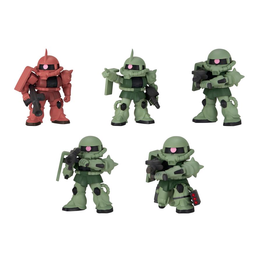 機動戦士ガンダム ならぶんです。ザク 【全5種 コンプリート セット
