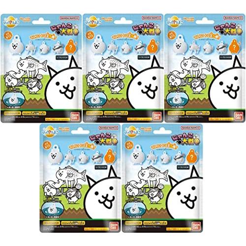 5個セット】 びっくらたまご にゃんこ大戦争 バスボール 入浴剤