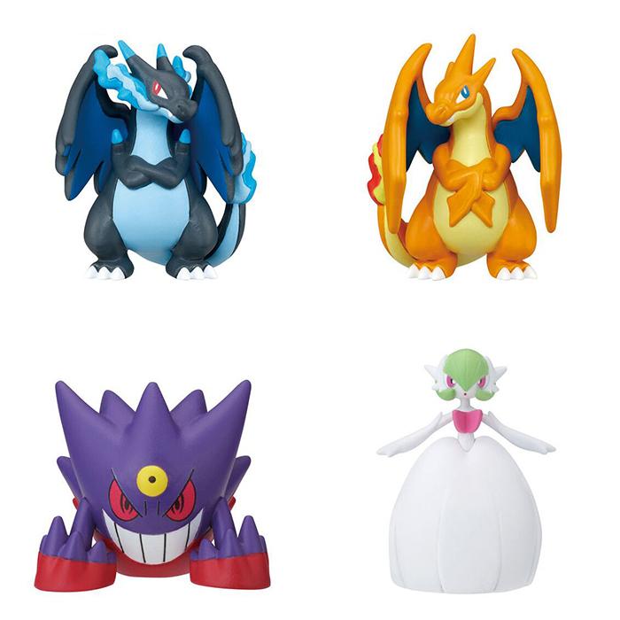 4個セット】 びっくらたまごDX ポケットモンスター バトルフィギュア
