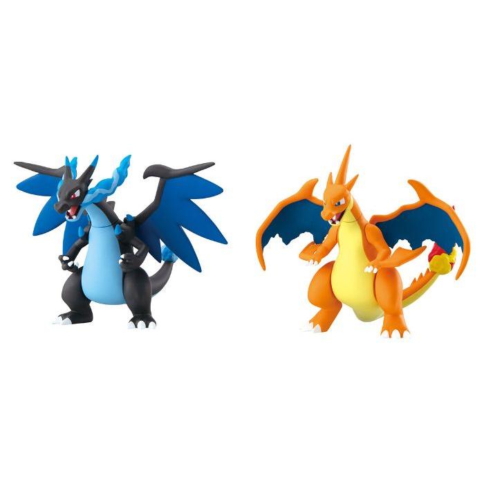 ポケットモンスター 組立可動！メガリザードンX・メガリザードン