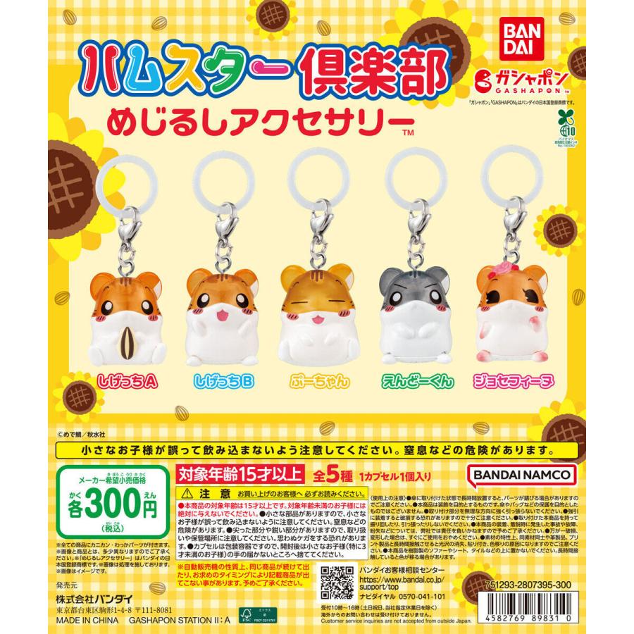 ハムスター倶楽部 めじるしアクセサリー 【全5種 コンプリート セット