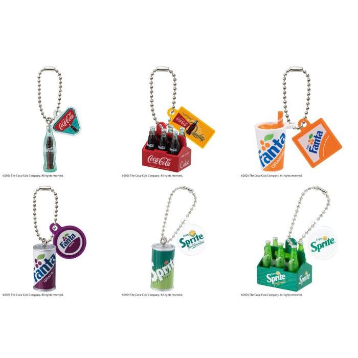 コカ・コーラブランド ミニチュアチャーム [全6種セット