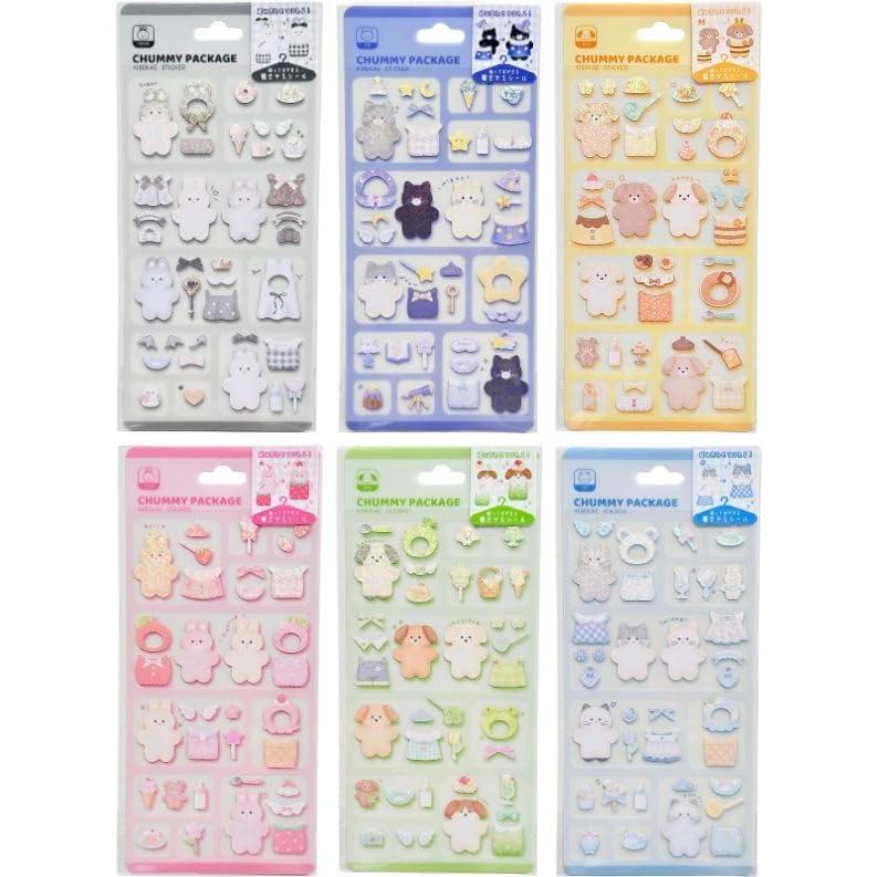 6種セット】 CHUMMY チャミー パッケージステッカー 各1枚 ｜ Q-lia