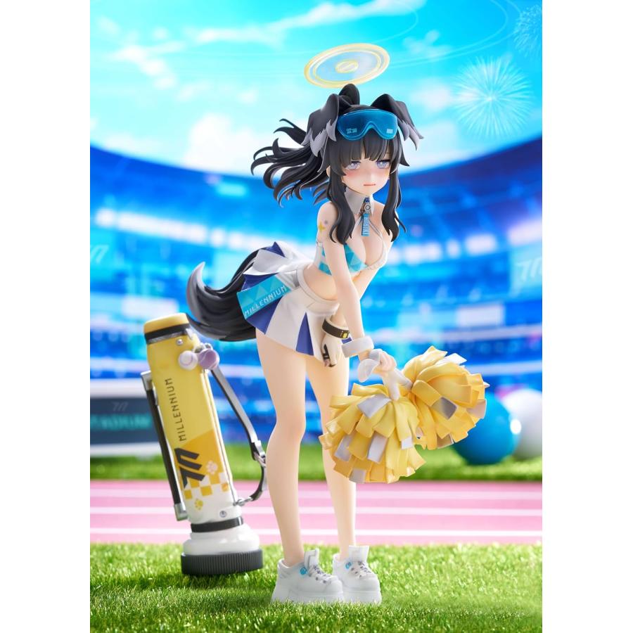 未開封 ゴールデンヘッドプラス ブルアカ ヒビキ 応援団 完成品フィギュア ブルアカ」より「ヒビキ（応援団）」1/7スケールフィギュアが