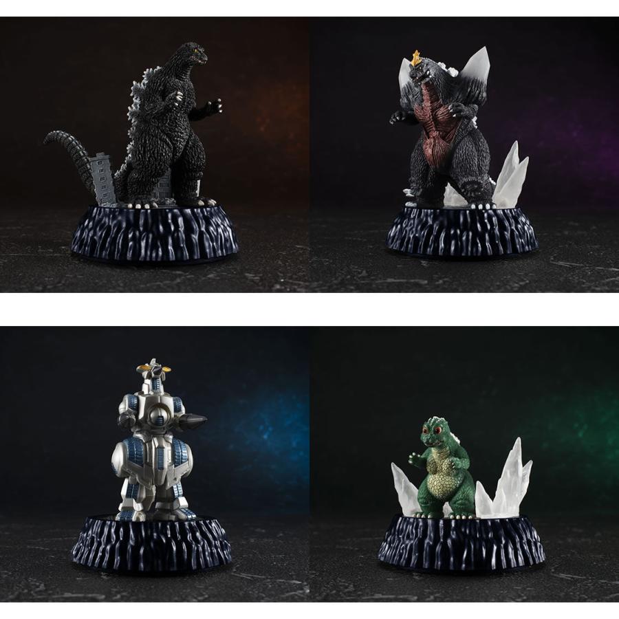 ゴジラと敵キャラクター フィギュアセット HGD+ ゴジラ04 【全4種 コンプリート セット】 ｜ フルコンプ カプセル