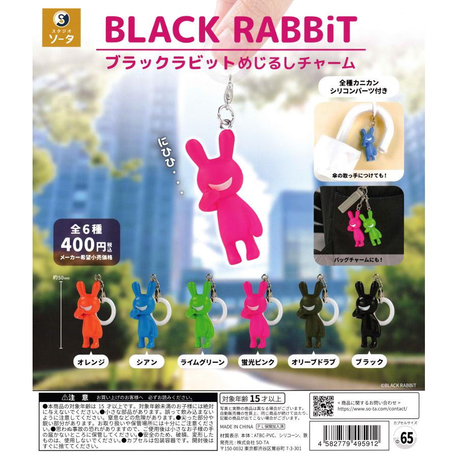 BLACK RABBiT めじるしチャーム 【全6種 コンプリート セット