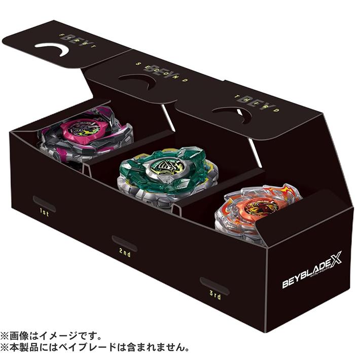 ベイブレードX　バトルパス・ランチャー・グリップ・3on3デッキケース4点セット BEYBLADE X ベイブレードX BX-57 3on3デッキケース ブラックVer