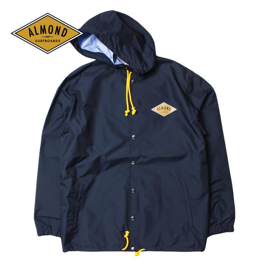 アーモンド マウンテンパーカー メンズ ブランド ナイロンジャケット マウンテンジャケット 日本製 防水 撥水 ロゴ アウトドア サーフ ネイビー Alm Ivjk1902w Suns Calif 通販 Yahoo ショッピング