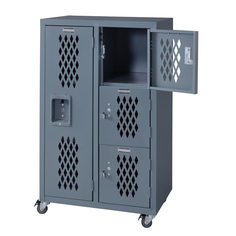 東谷 ロッカー スチール 鍵 おしゃれ チェスト ブランド 3段 6段 キャビネット サイドワゴン 収納棚 収納ボックス 西海岸インテリア アメリカン | 東谷 | 04