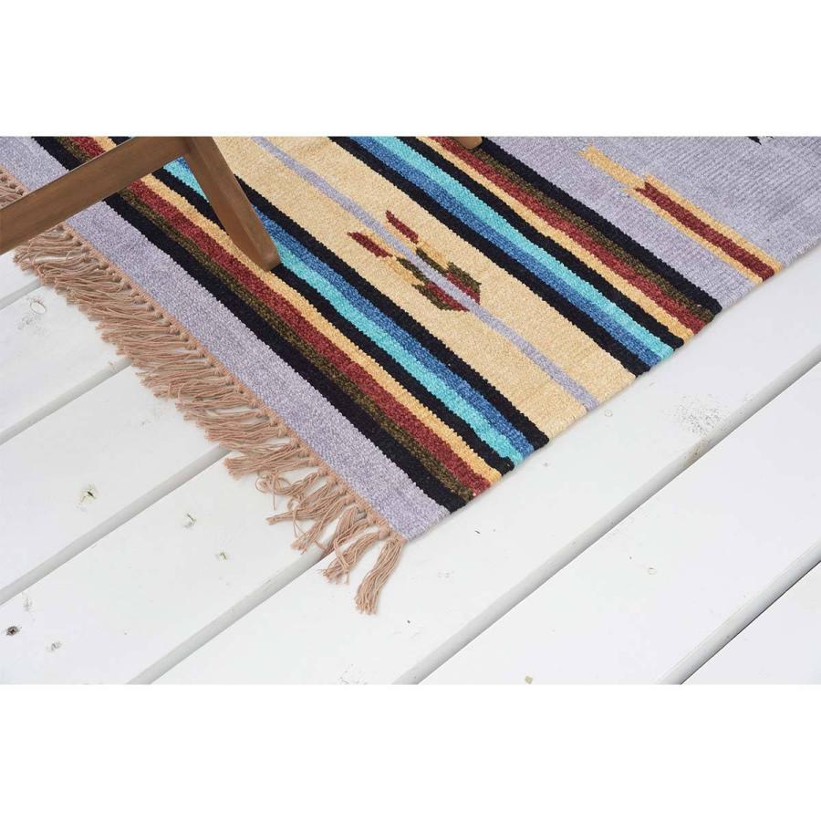 東谷 ラグマット おしゃれ キリムラグ キリムラグマット 北欧 ブランド キッチン 玄関マット インテリア マット キリム 柄 チマヨ インディアン | 東谷 | 08