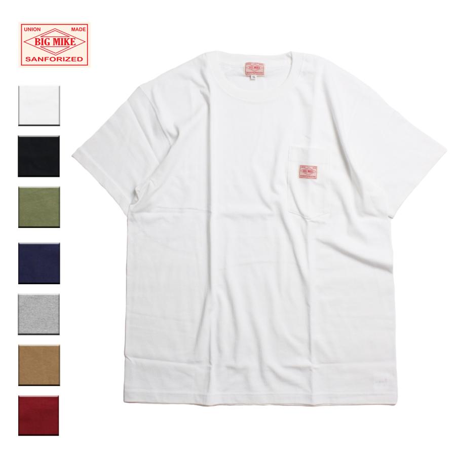 ビッグマイク Tシャツ メンズ 半袖 ブランド おしゃれ アメカジ レディース 無地 ポケット サングラスポケット 白 黒 カーキ 赤 Bgm Suns Calif 通販 Yahoo ショッピング