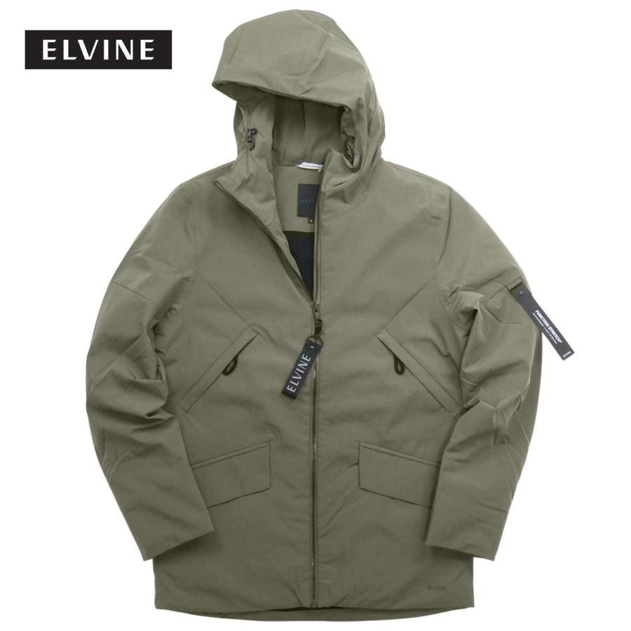 ダウンジャケット メンズ ブランド 軽量 おしゃれ 30代 40代 50代 ウィンタージャケット ダウン サーモア 防水 撥水 中綿 フード カーキ Elv 086 Suns Calif 通販 Yahoo ショッピング