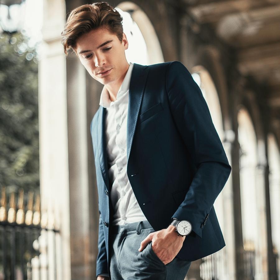 Hygge ヒュッゲ 腕時計 ブランド おしゃれ メンズ レディース 時計 北欧 日本製 丸型 アナログ クロノグラフ 防水 レザー 革 誕生日 黒 Hge 0080 Suns Calif 通販 Yahoo ショッピング