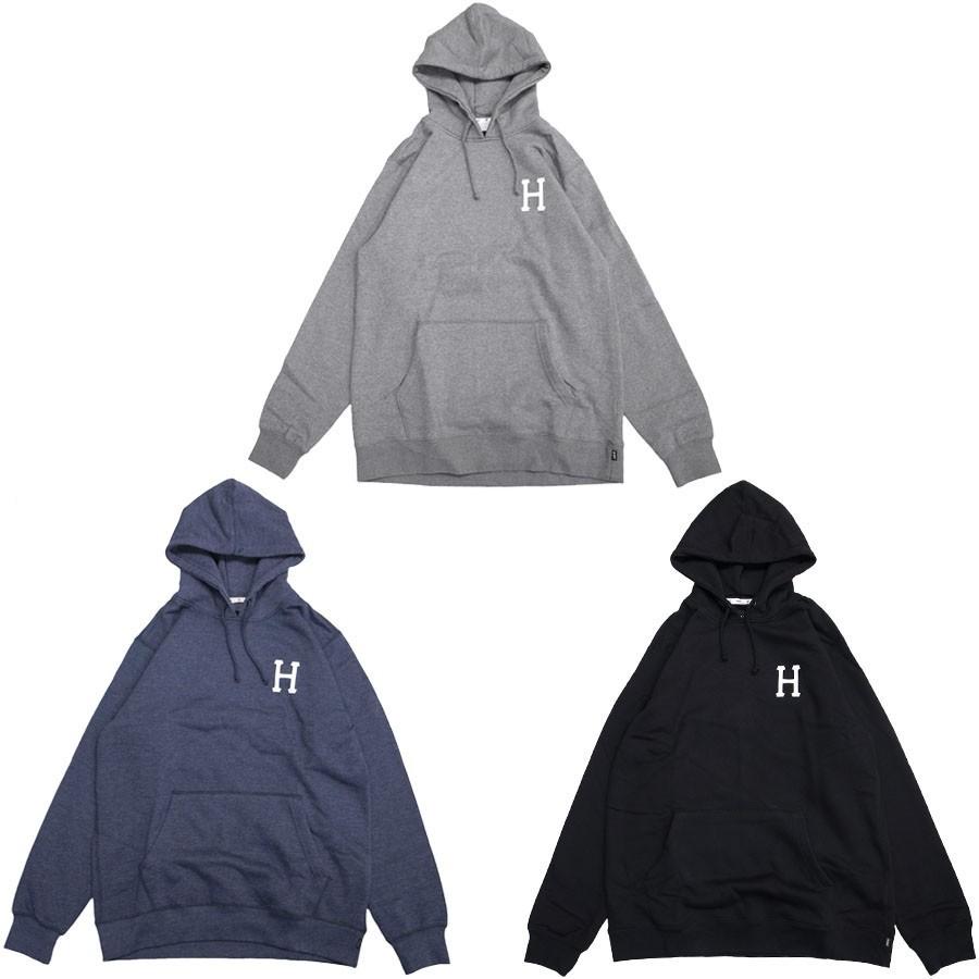 パーカー メンズ ブランド HUF スウェット ハフ H プルオーバー CLASSIC H PULLOVER FLEECE HOODY 3色 OOO｜sunscalif