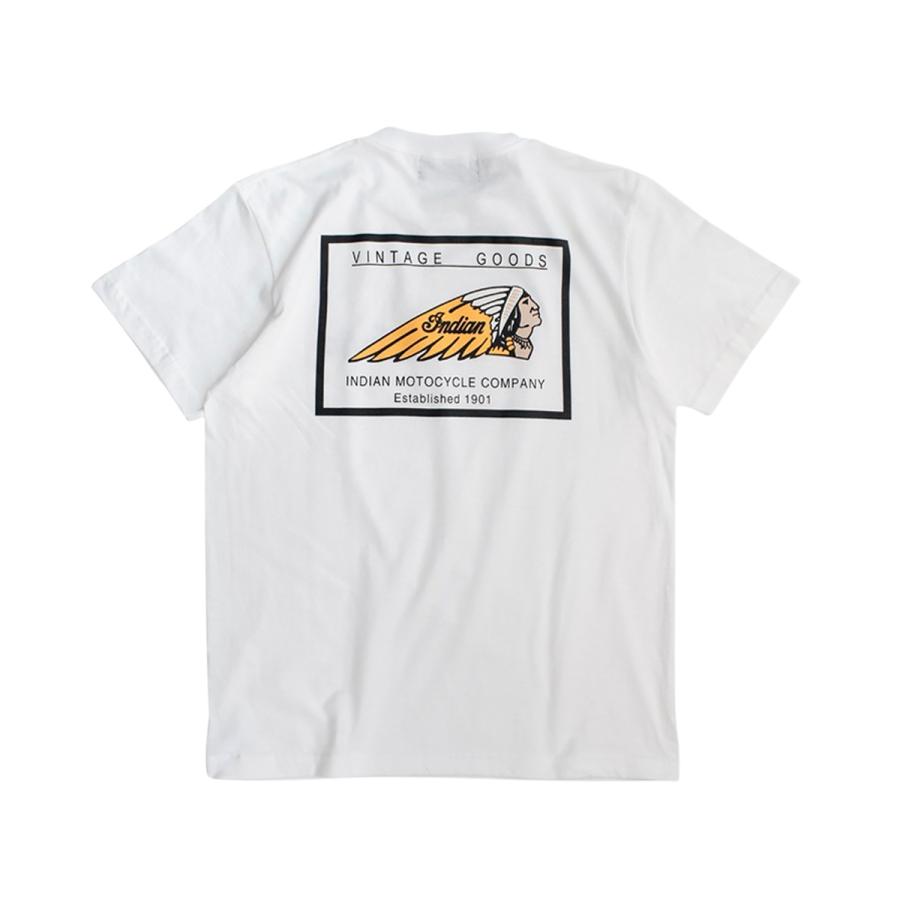 インディアン インディアンモトサイクル Tシャツ 半袖 メンズ 