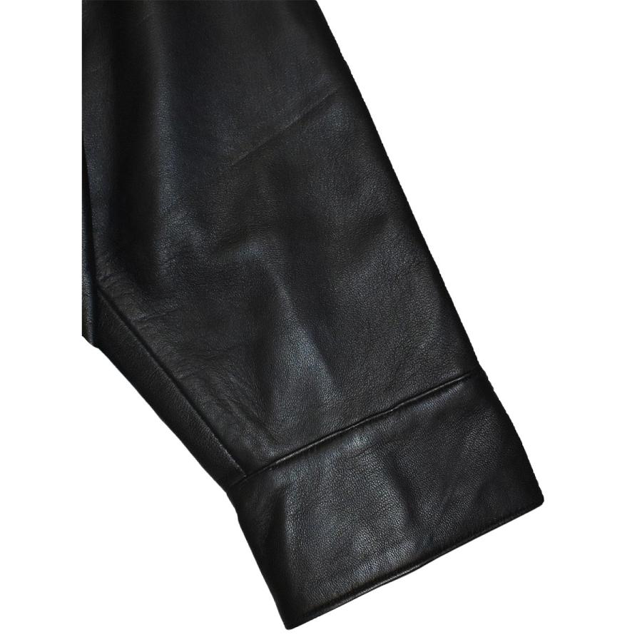 【美品】IND I VI 羊革ブラックレザージャケット OY/オーワイ』 BUTTERFLY VEGAN LEATHER JACKT/蝶ビーガンレザー