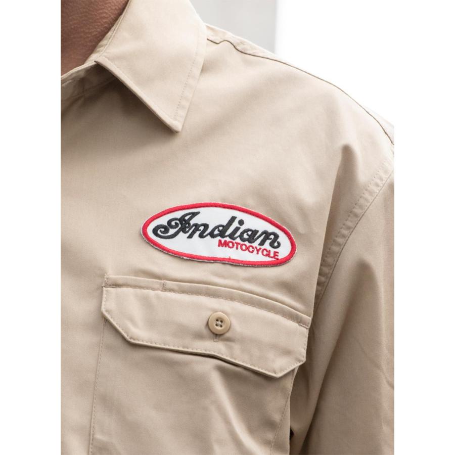 INDIAN（インディアン） インディアンモトサイクル シャツ 半袖