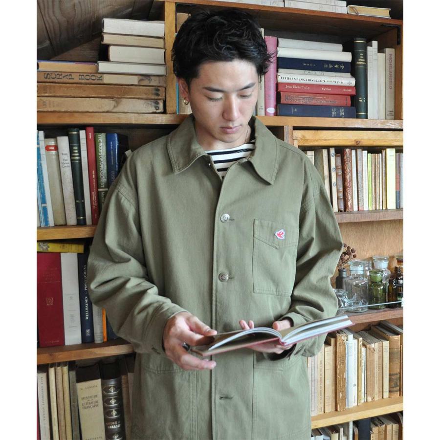 新品 ダントン ビームス 別注 ナイロン カバーオール 刺繍ロゴ