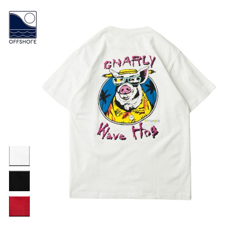 オフショア Offshore Tシャツ ブランド おしゃれ メンズ レディース 半袖 プリント イラスト キャラクター ブタ 豚 かわいい サーフ Ofs Os 2cs 012 Suns Calif 通販 Yahoo ショッピング