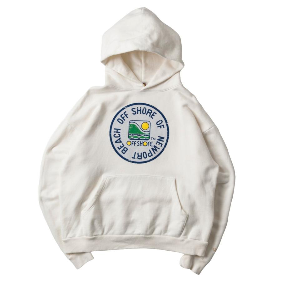 【OFFSHORE×三浦理志】OS20-2SW-006 ARCHIVE LOGO VINTAGE PRKER Xスウェットパーカー OFFSHORE（オフショア） X マーシー パーカー メンズ ブランド