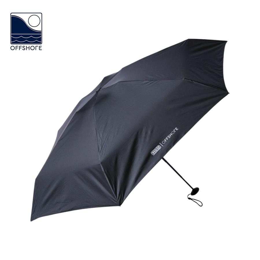 日傘 軽量 晴雨兼用 メンズ レディース ブランド おしゃれ 晴雨兼用傘 軽い UVケア 反射 撥水 防水 紫外線カット 遮光 コンパクト コラボ 黒 | OFFSHORE