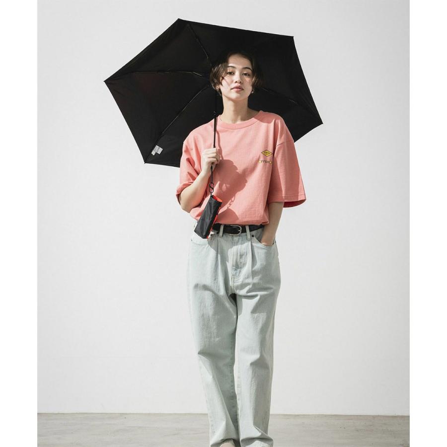 日傘 軽量 晴雨兼用 メンズ レディース ブランド おしゃれ 晴雨兼用傘 軽い UVケア 反射 撥水 防水 紫外線カット 遮光 コンパクト コラボ 黒 | OFFSHORE | 07